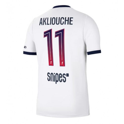 Paris Saint-Germain Maghnes Akliouche #11 Vieraspaita 2026-27 Lyhythihainen